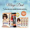Buy 4 pieces of Black Rose Color Match