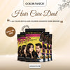 5 Pcs Color match Hair Color Shampo (Dark Brown)