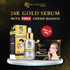 24K Gold Serum With Free Cream Bleach