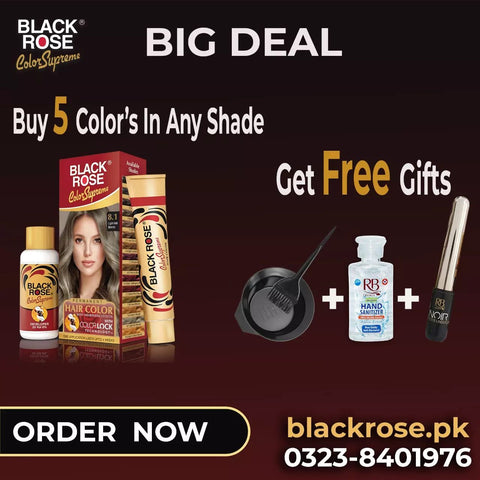 Buy 5 Color & Get Free Gifts - Blackrosecolorexperts